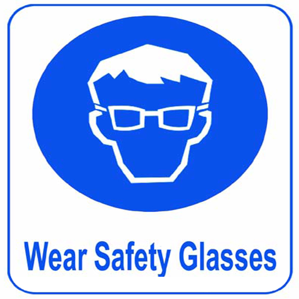 Wear Safety Glasses Sign Tam Group