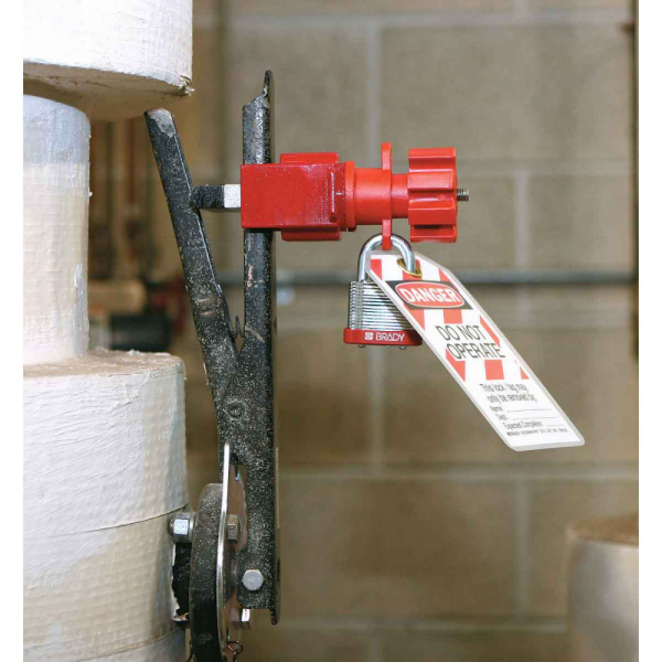 Butterfly valve lockout